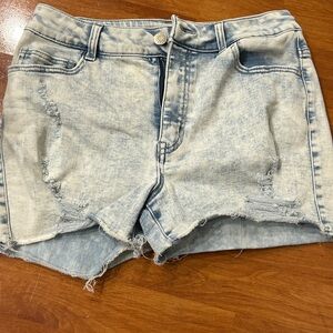 Light Blue Refuge Jeans Shorts